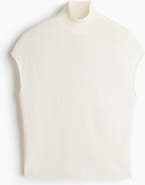 H&M Lyocell-blend Fine-knit Mock Turtleneck Top