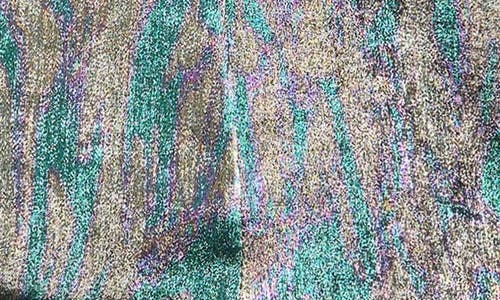 Ava & Yelly Kids' Liquid Shimmer Drop Waist Party Dress In Gray