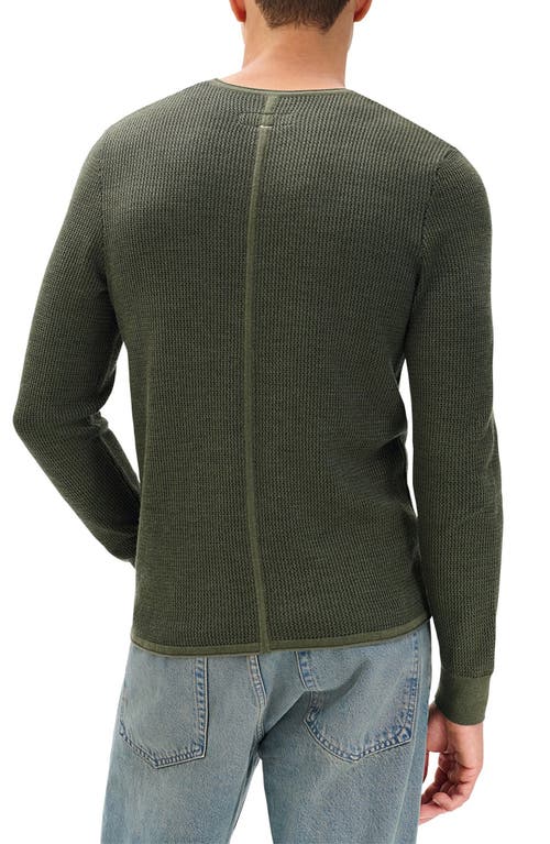 Rag & Bone Gregory Cashmere Crewneck Sweater In Green