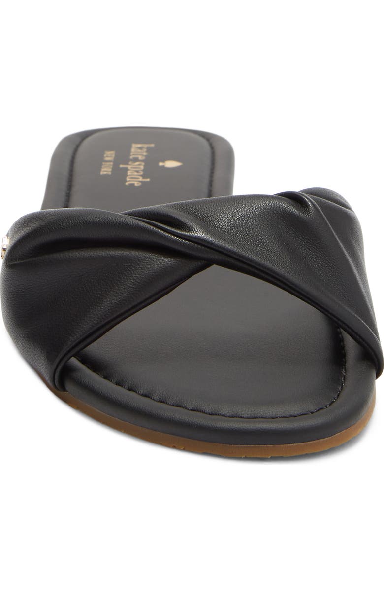 Kate Spade New York miley slide sandal, Alternate, color, Black