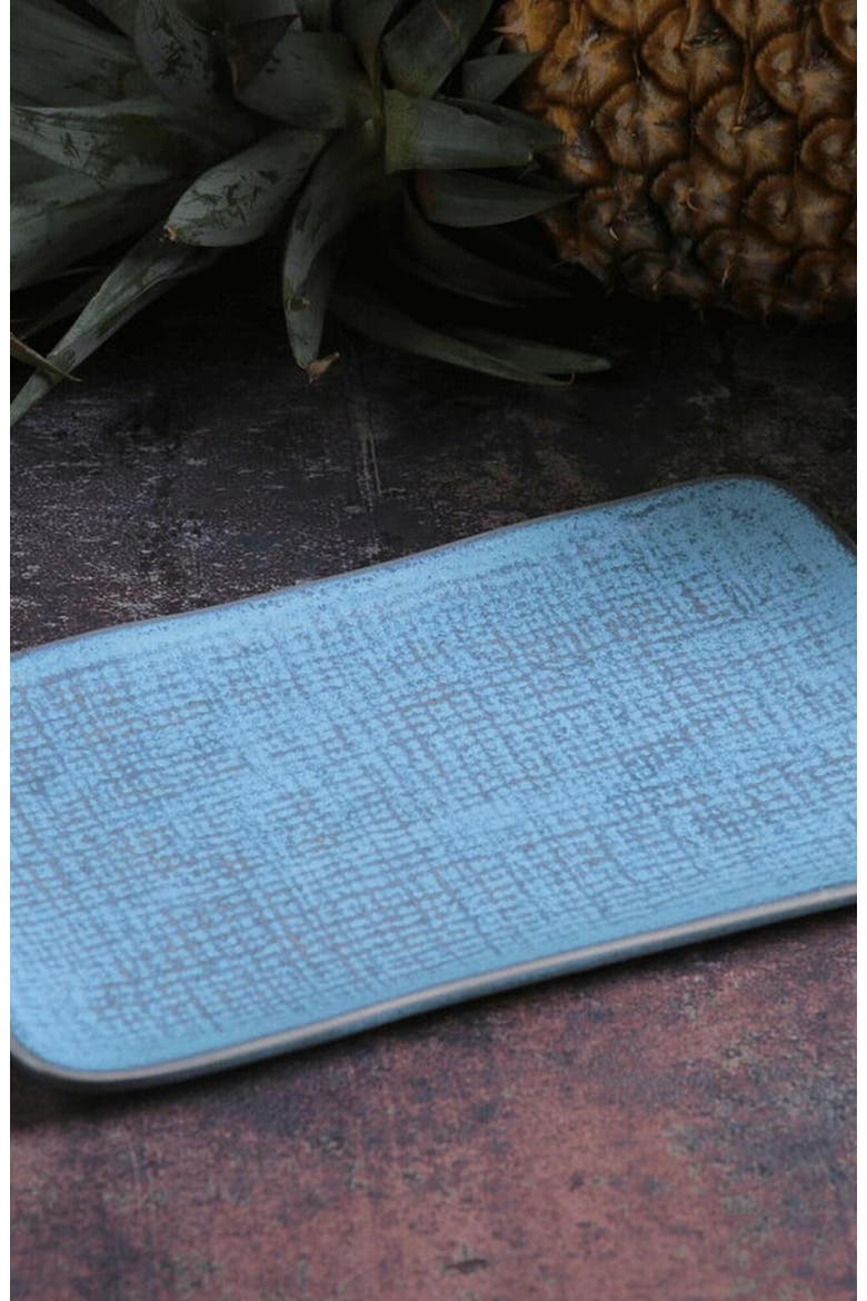 Rectangular Platter Juta Medium Set of 4, Alternate, color, Breeze