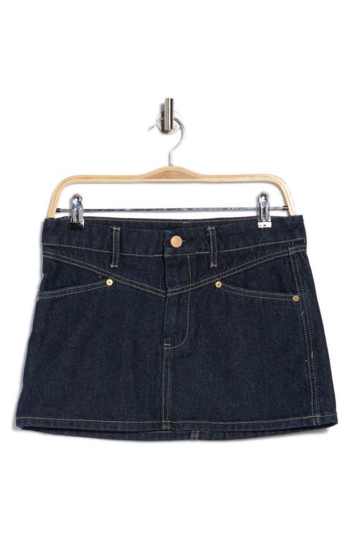 Blanknyc Denim Micro Mini Skirt In Blue