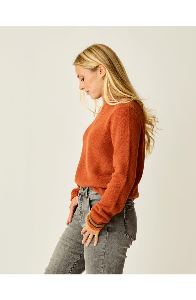 Carve Designs Monroe Stitched Sweater, Alternate, color, Copper