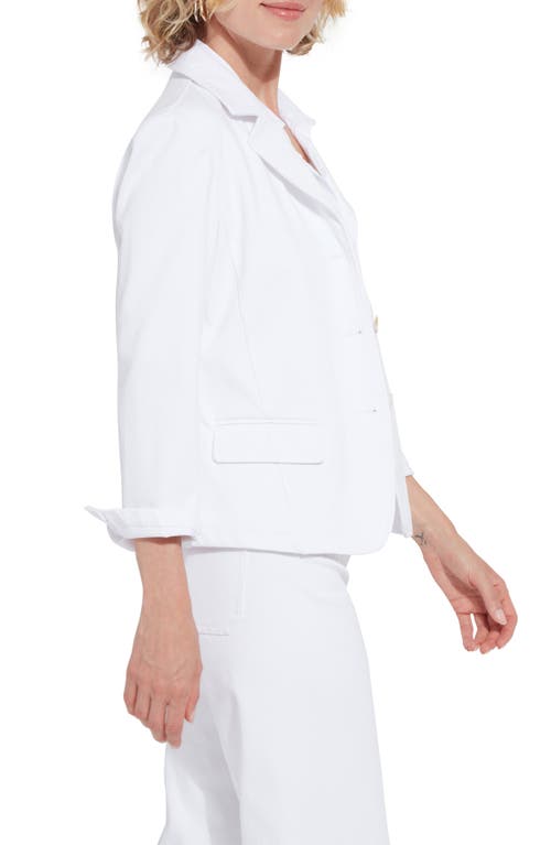 Lyssé Della Denim Cropped Blazer