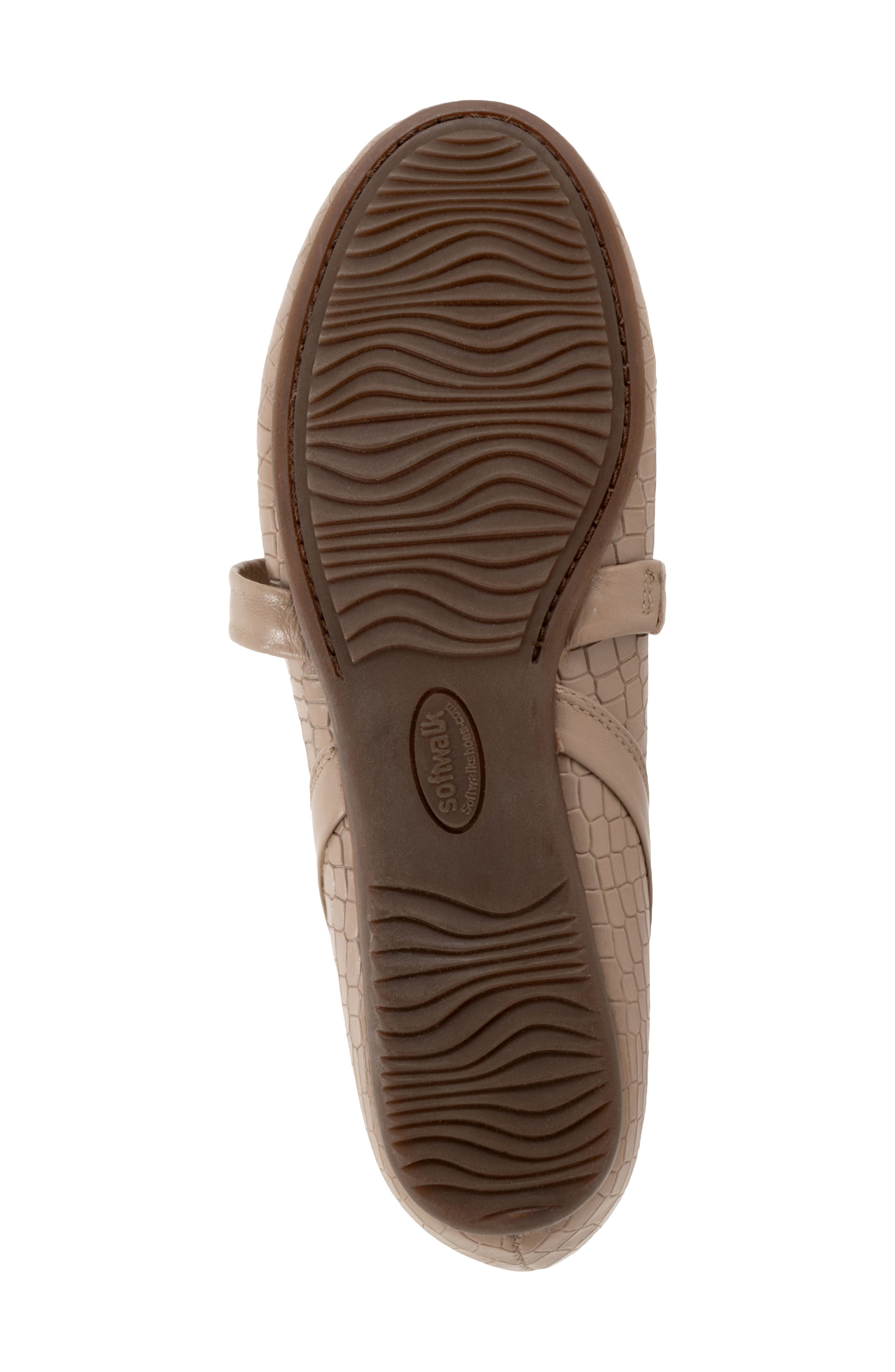 Samara Mary Jane Flat, Alternate, color, TAUPE CROCO