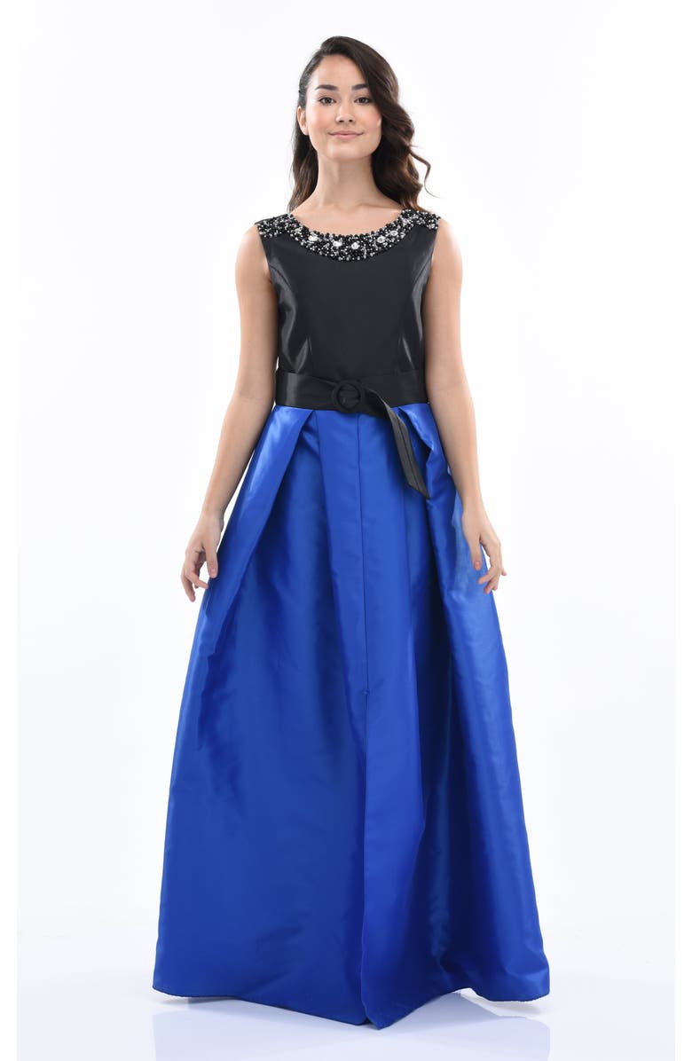 Tulleen Lucena Dress, Main, color, Black