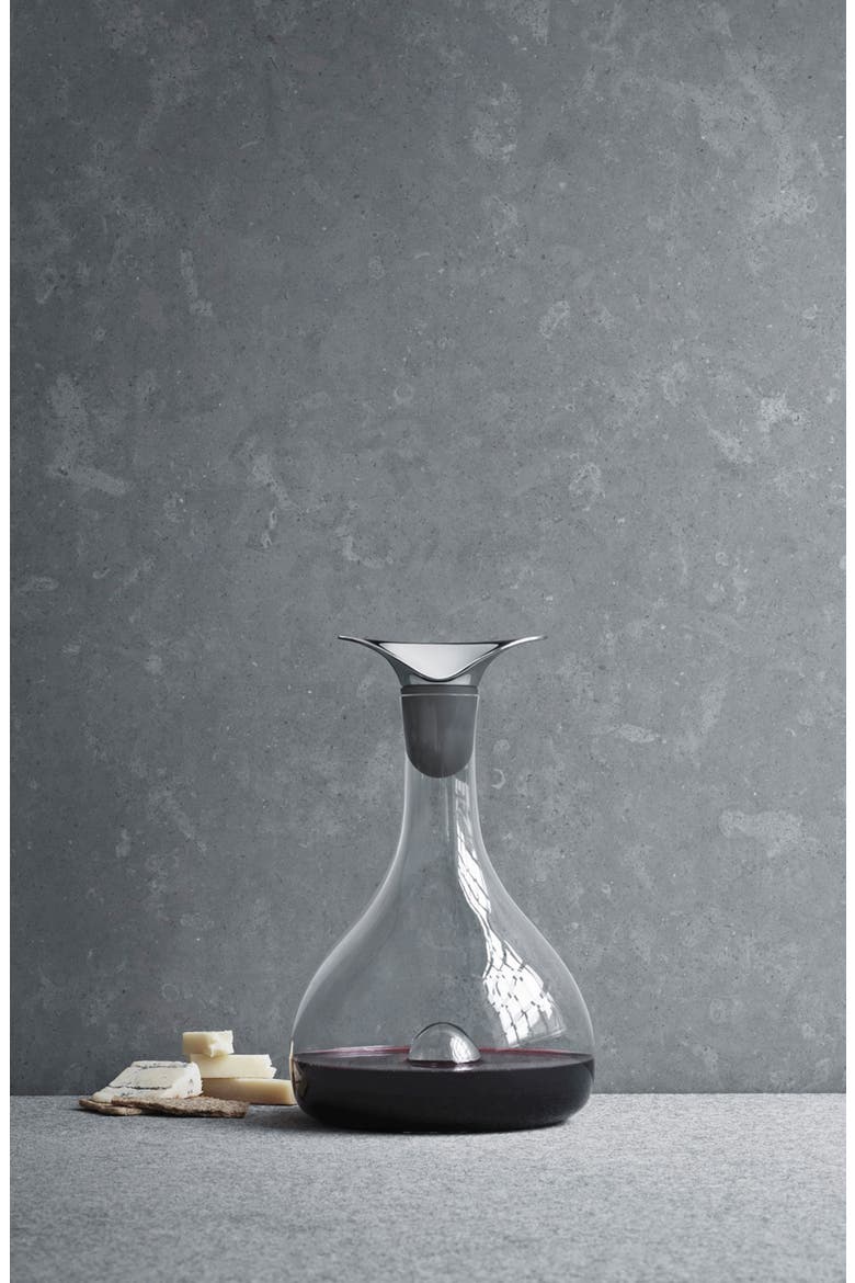 Wine Bar Carafe, Alternate, color, SILVER