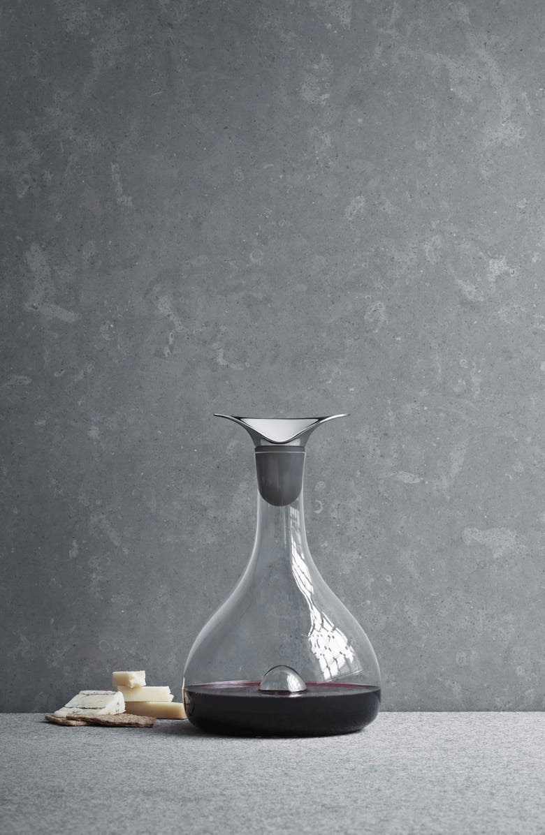 Georg Jensen Wine Bar Carafe, Alternate, color, Silver