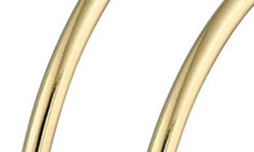 Bling Jewelry Set Of 2 Minimalist Hoop Earrings In Gold