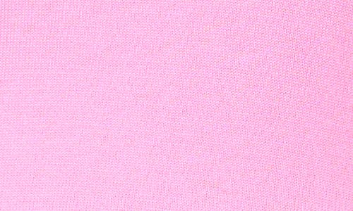Shop Cece Short Sleeve Cotton Blend Polo Sweater In Bright Peony