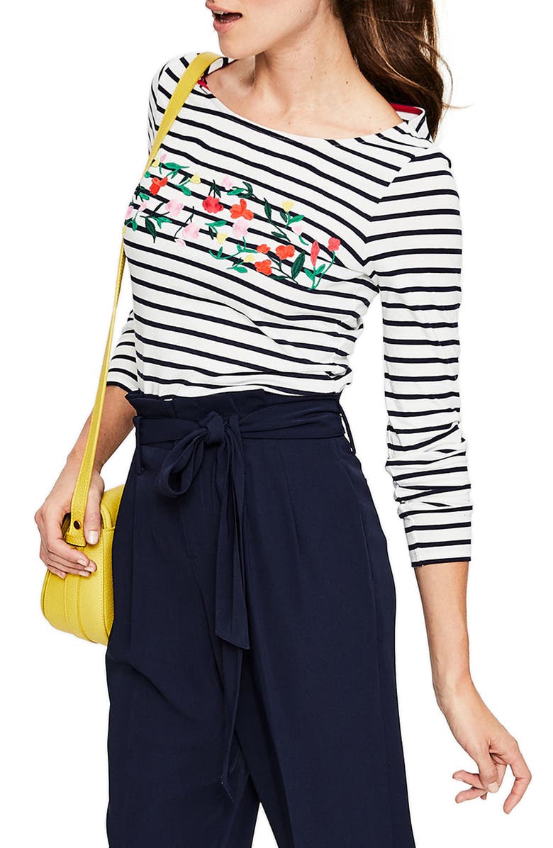 Boden Make a Statement Stripe Top, Alternate, color,