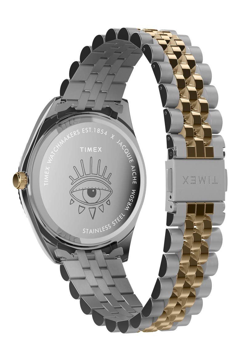 x Jacquie Aiche Bracelet Watch, 18mm, Alternate, color, TWO TONE