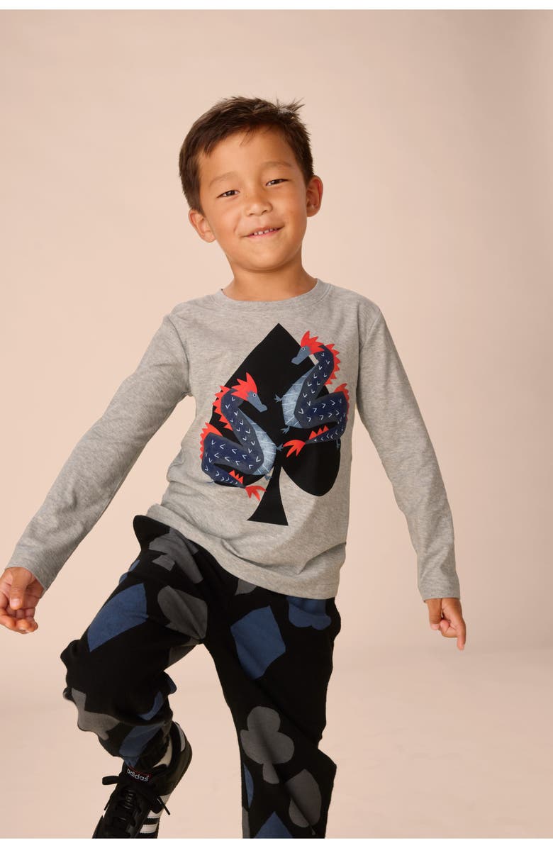 Tea Collection Printed Easy Fit Joggers, Alternate, color, 