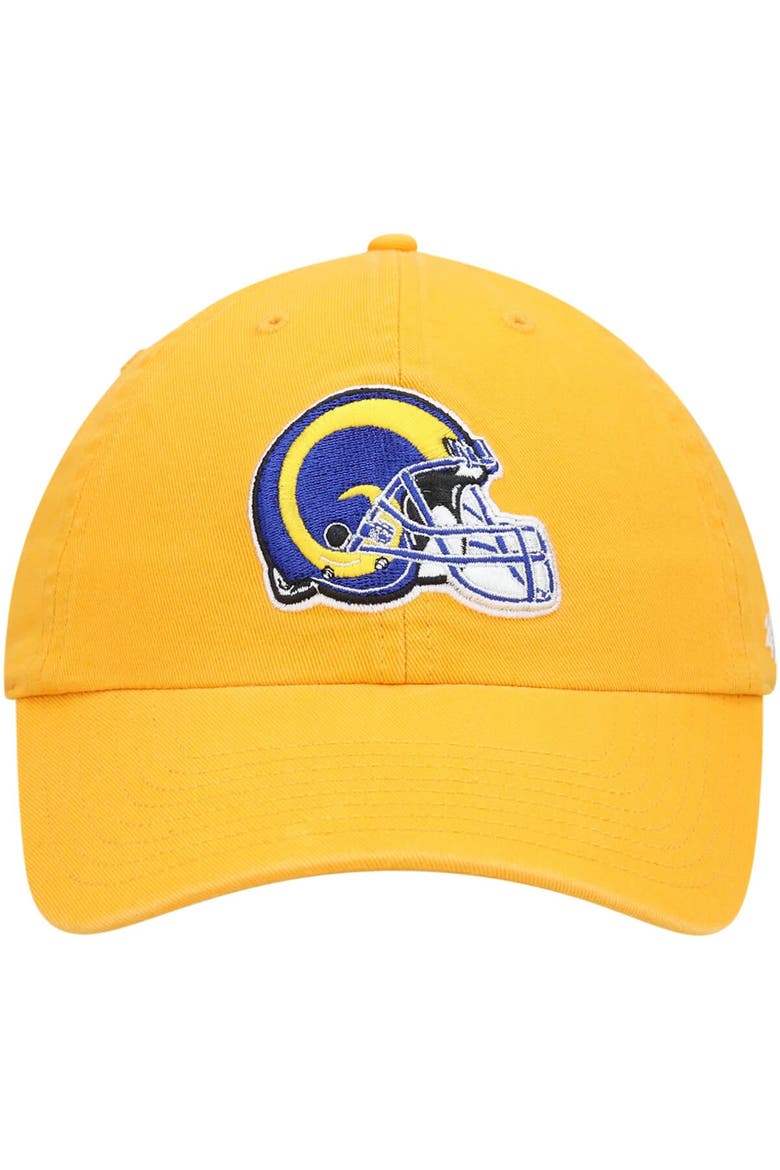 Men's '47 Gold Los Angeles Rams Clean Up Legacy Adjustable Hat, Alternate, color, Gold