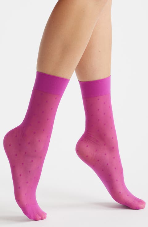 Everyday Sheer Dot Ankle Socks