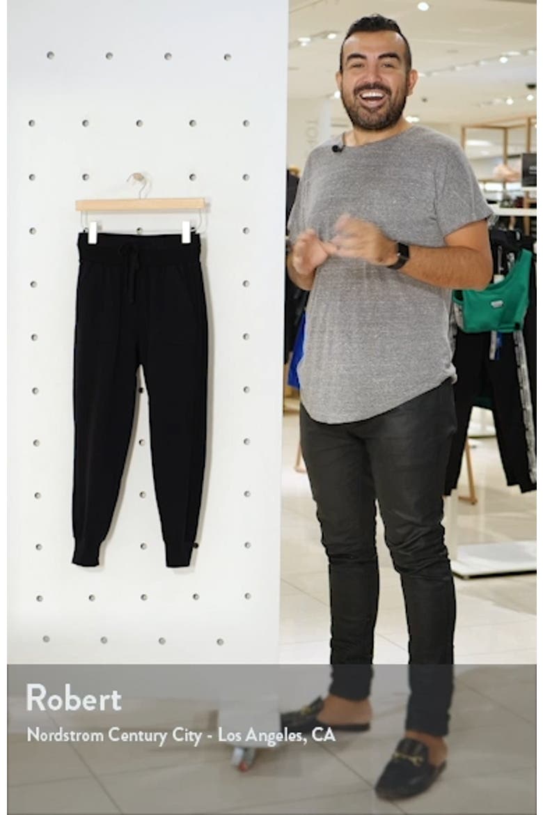 Washed Organic Cotton Ankle Joggers video