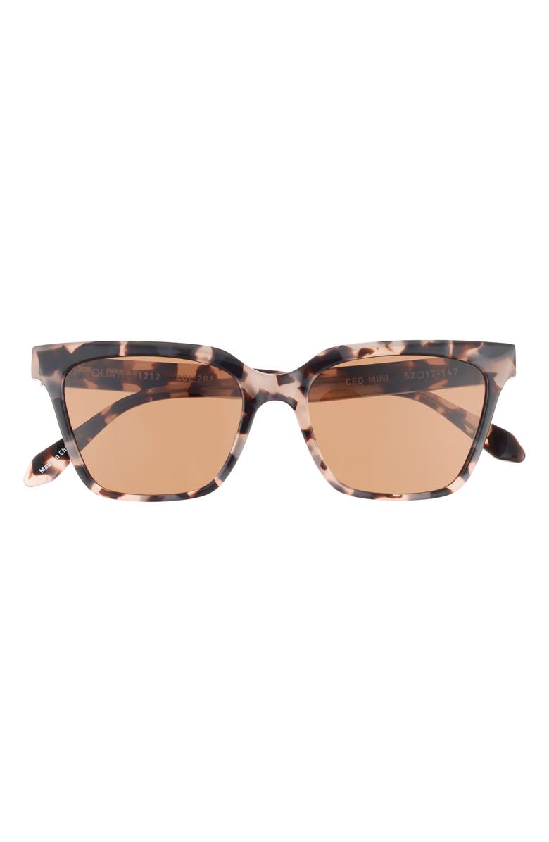 QUAY Ceo 52mm Square Sunglasses, Main, color, 