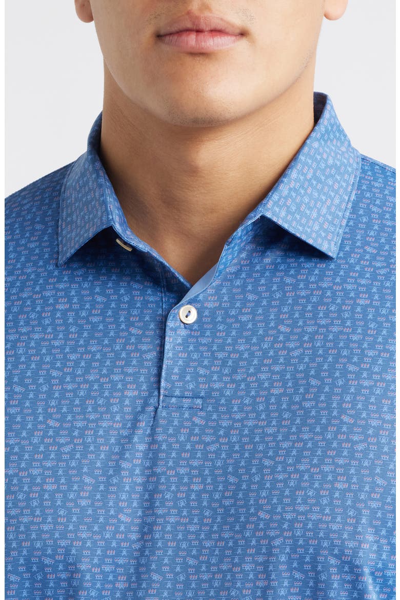 Featherweight Flights Performance Polo, Alternate, color, WINDSOR BLUE