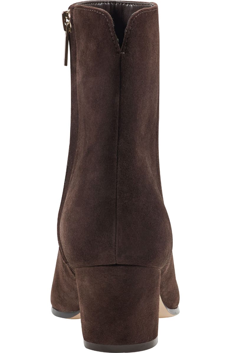 Marc Fisher LTD Mavey Pointed Toe Bootie, Alternate, color, Dark Brown