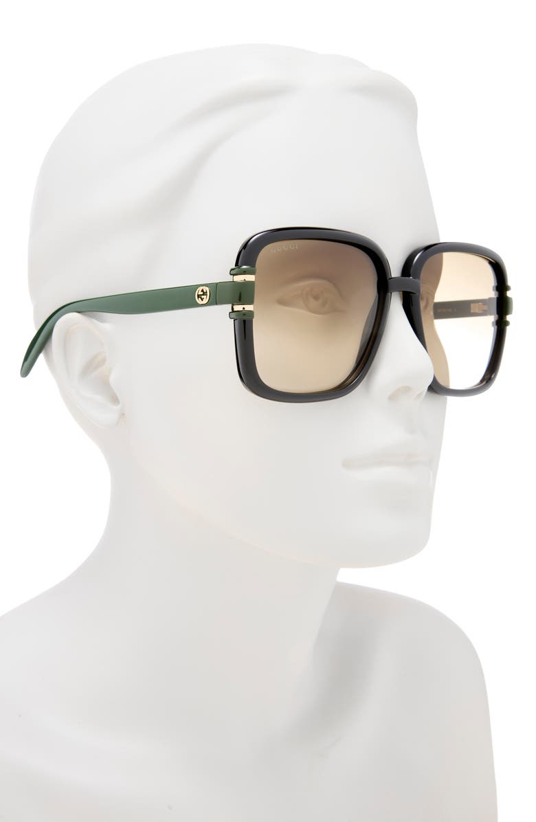 Gucci 59mm Square Sunglasses, Alternate, color, 