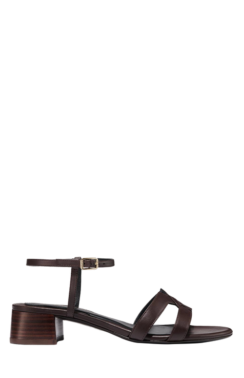 Tresmode Trenton Brown Women's Dress Block Heel Sandals