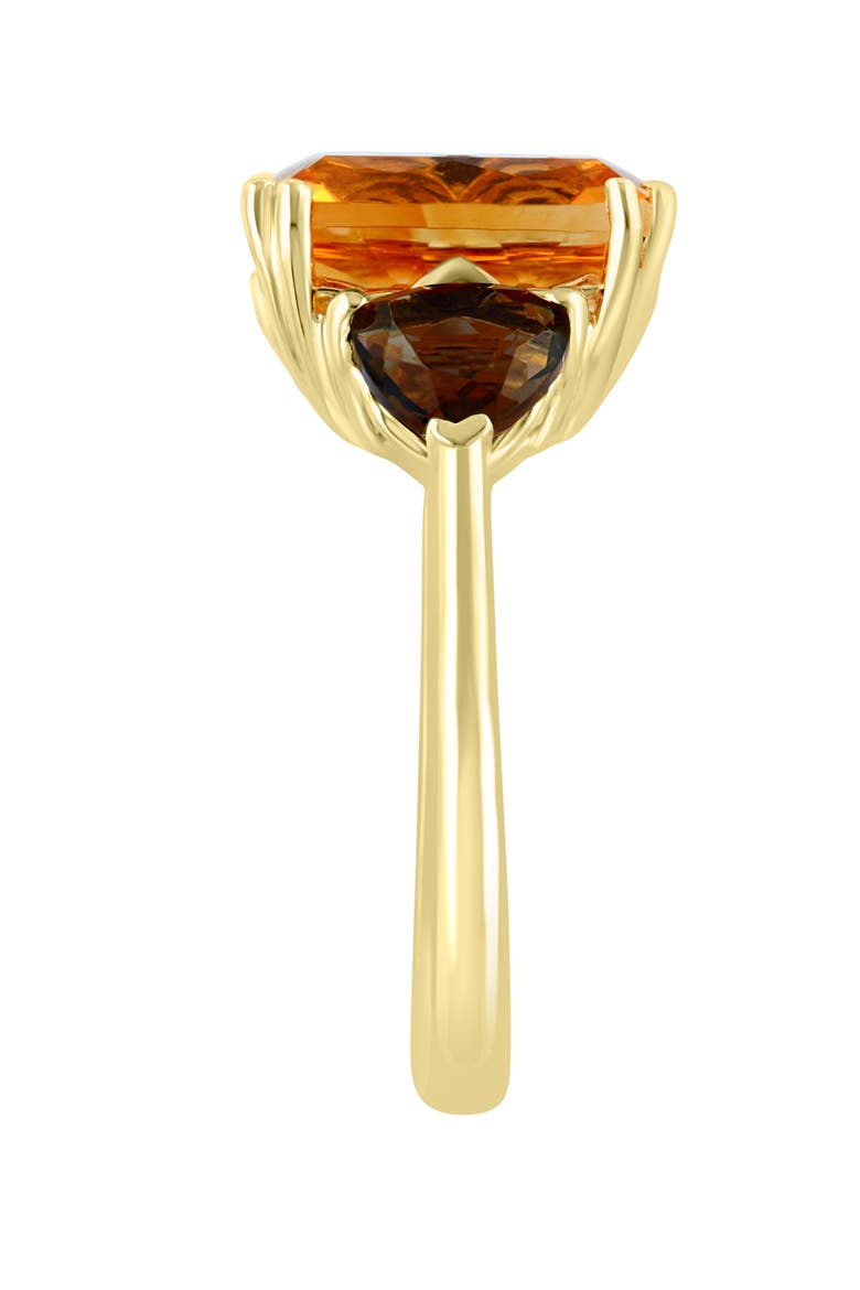 Citrine & Smoky Quartz Ring, Alternate, color, YELLOW
