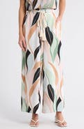 Adrianna Papell Airflow Floral Wide Leg Pants