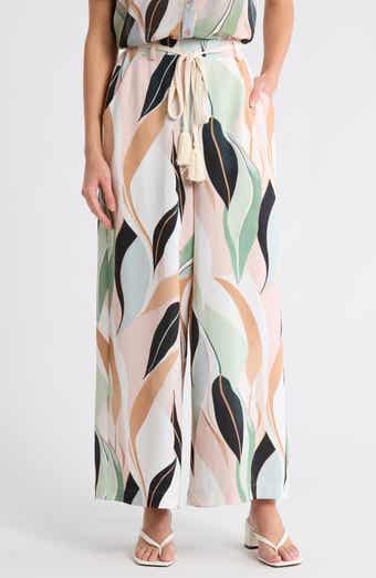 Adrianna Papell Airflow Floral Wide Leg Pants