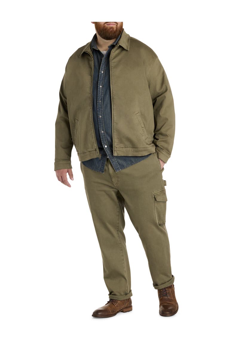 Big & Tall Utility Carpenter Trucker Jacket, Alternate, color, DEEP DEPTHS
