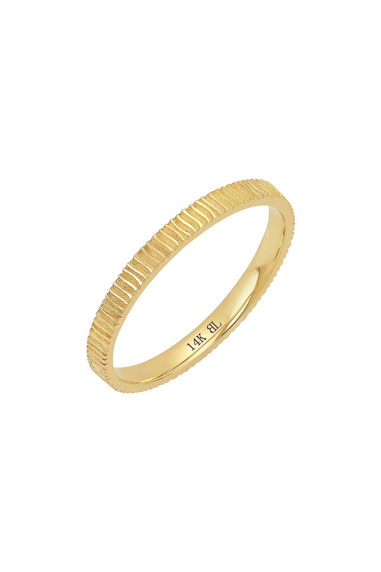 14K Gold Stack Ring (Nordstrom Exclusive), Main, color, 14K YELLOW GOLD