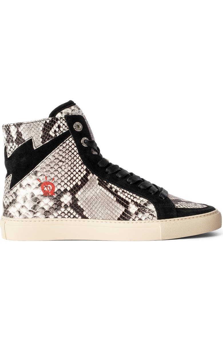 Zadig & Voltaire ZV1747 Flash High Top Sneaker, Main, color,