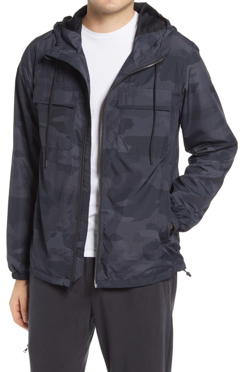 Alo Stride Camo Hooded Jacket, Main, color,