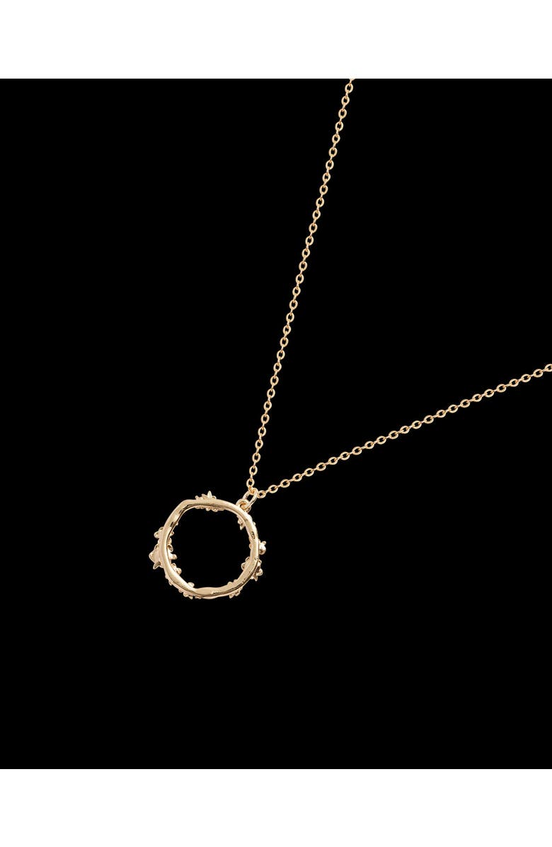 Fable England Hibiscus Necklace, Alternate, color, Multi & Gold