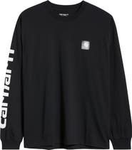 Carhartt Work In Progress Archive Script Logo Long Sleeve Organic Cotton T-Shirt