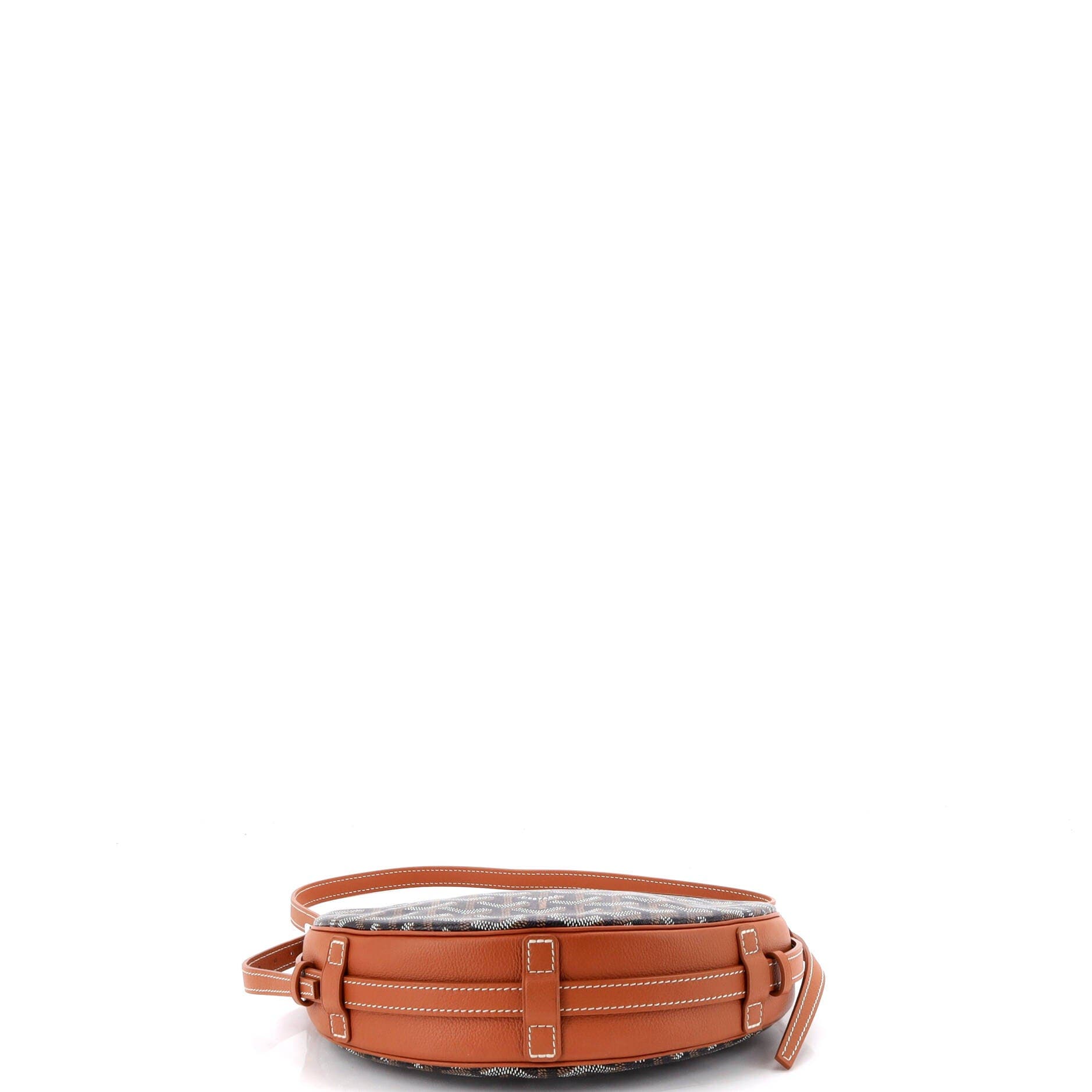 Pre-Owned Goyard Hirondelle Shoulder Bag Coated Canvas and Leather, Alternate, color, Brown