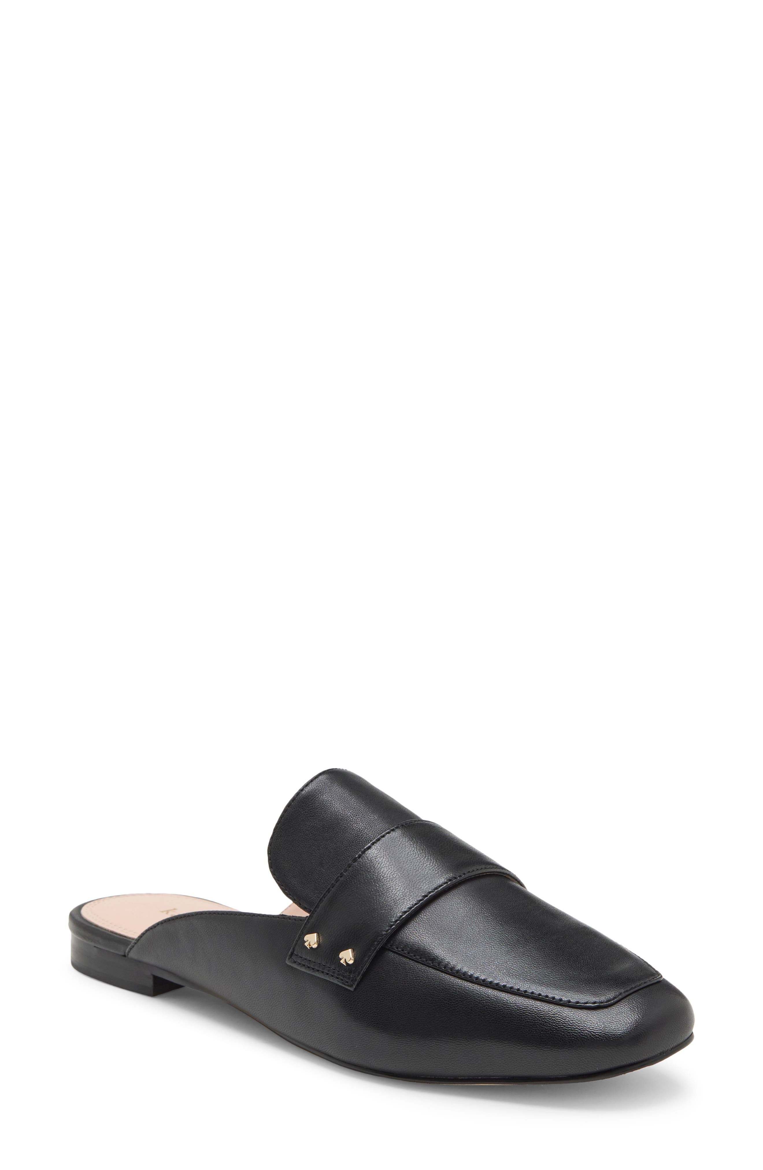 Villa Leather Flat Mule