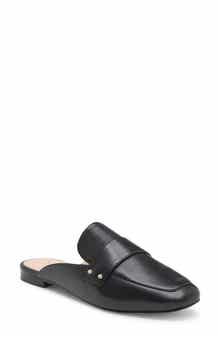 Villa Leather Flat Mule