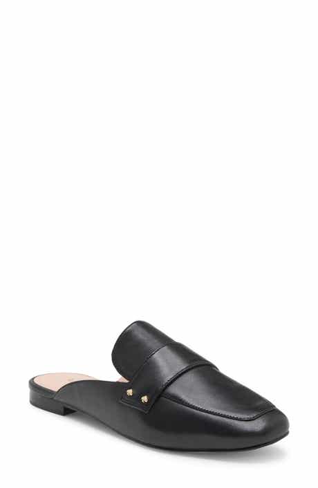 Villa Leather Flat Mule