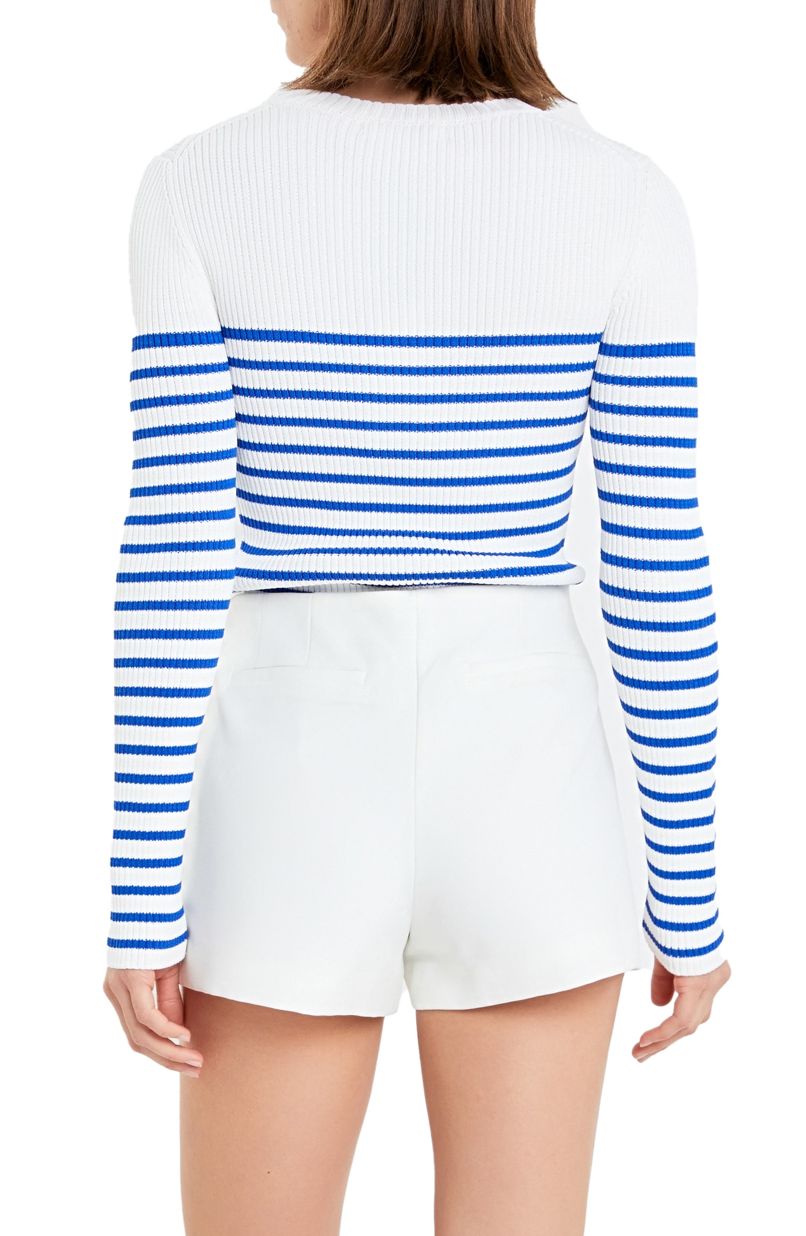 Stripe Rib Sweater - image 2