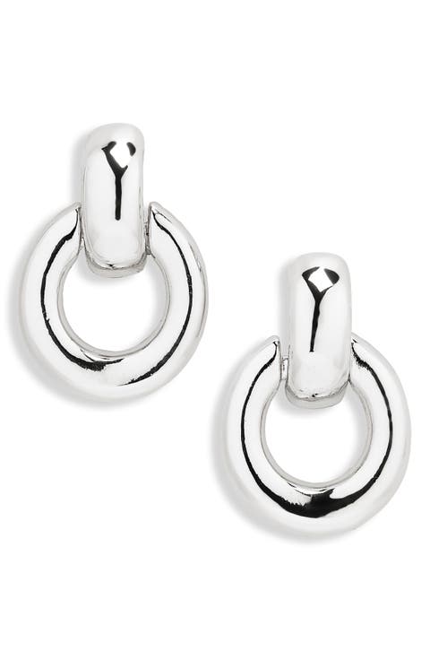 Demi Fine Doorknocker Drop Earrings