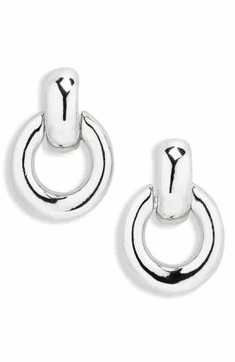 Demi Fine Doorknocker Drop Earrings