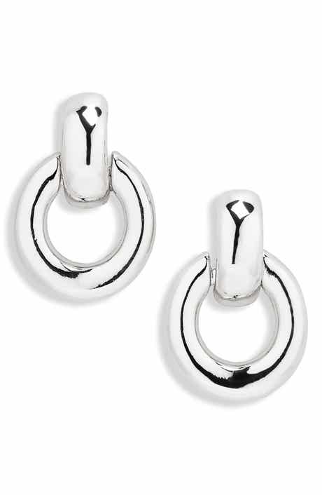 NORDSTROM RACK Demi Fine Doorknocker Drop Earrings