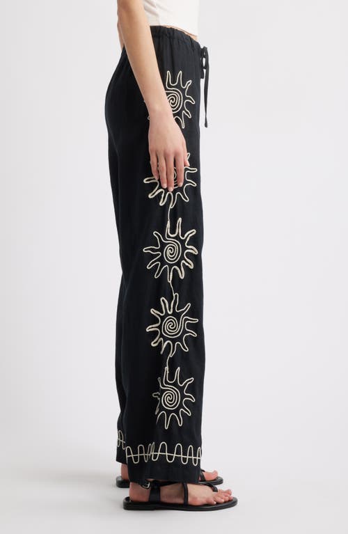 Rails Emmie Drawstring Wide Leg Linen Pants