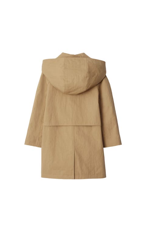 Burberry Vintage Check-lining Trench Coat In Sand