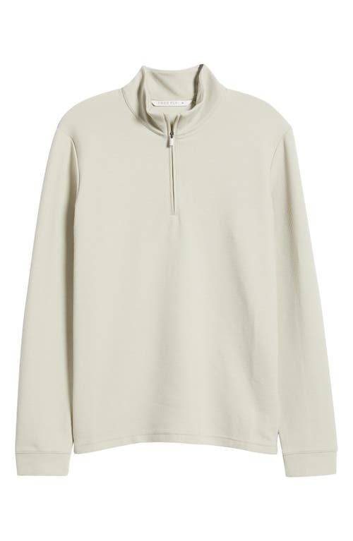 Free Fly Waffle Quarter Zip Pullover In Neutral