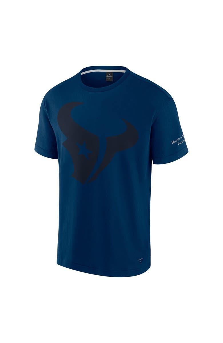 FANATICS Unisex Fanatics  Navy Houston Texans Elements Iconic T-Shirt, Alternate, color, Navy