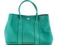 Pre-Owned Hermes Garden Party Tote Leather 30
