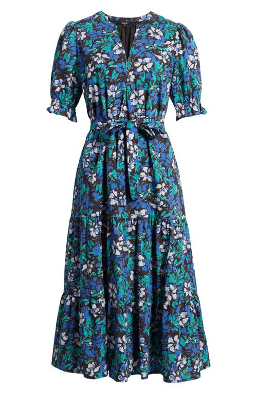 Rails Eliana Floral Tiered Midi Dress In Multi