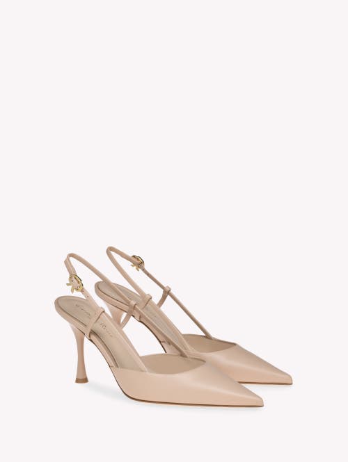Shop Gianvito Rossi Ascent Slingback In Pink