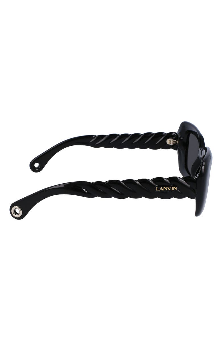 Lanvin 52mm Babe Modified Rectangular Sunglasses, Alternate, color,